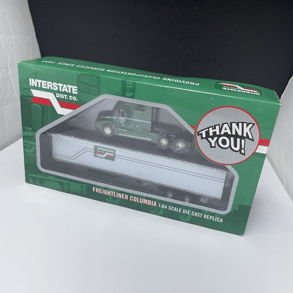 PEM by Tonkin Freightliner Columbia Interstate Dist. Co. 1/64th Scale Diecast.